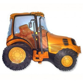 Balón foliový 60 cm  Traktor oranžový