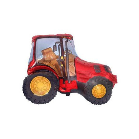 Balón foliový 60 cm  Traktor červený