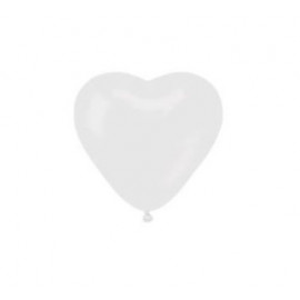 Balón SRDCE bílé 1 ks