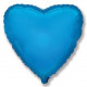 Balón foliový 45 cm  Srdce modré