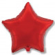 Balón foliový 45 cm  Hvězda červená