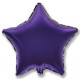 Balón foliový 45 cm  Hvězda fialová