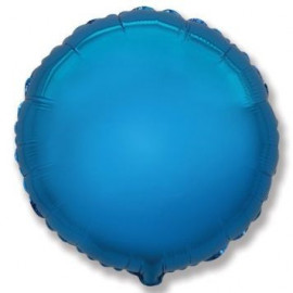 Balón foliový 45 cm Kulatý  modrý