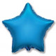 Balón foliový 45 cm  Hvězda modrá