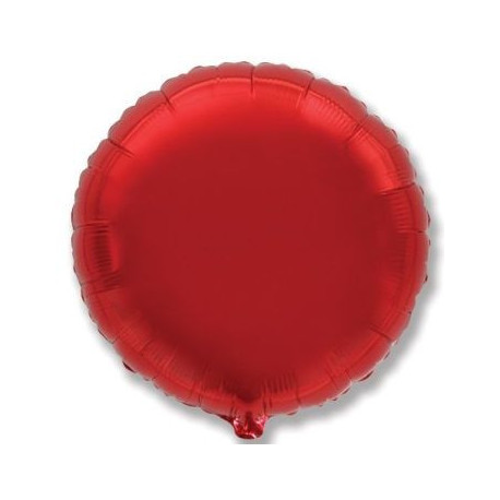 Balón foliový 45 cm Kulatý  červený