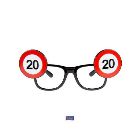 Brýle dopravní značka 20