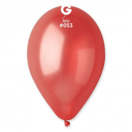Balónky 1ks červené 26cm metalické