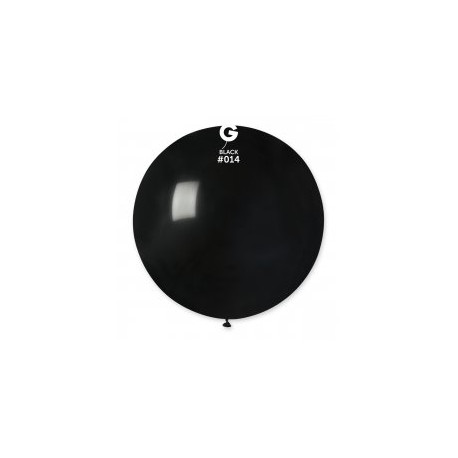 Balón latex 80 cm - černý 1 ks