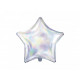 Balón foliový 45 cm Hvězda opalizující / duhová - Unicorn / Jednorožec