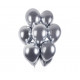 Balónky chromované 1 ks stříbrné lesklé - průměr 33 cm