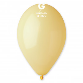 Balonky 1ks hořčičně žlutý 26cm pastelový