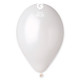 Balonky 100ks bílé 26cm metalické