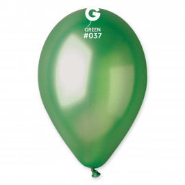 Balonky 1ks zelené 26cm metalické