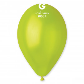 Balonky 1ks zelené 26cm metalické