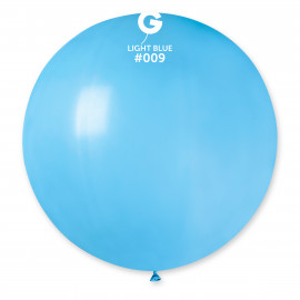 Balon latex 80cm - světle modrý 1ks