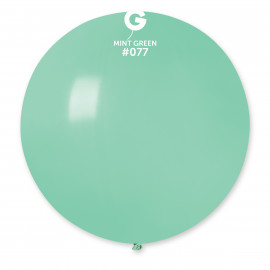 Balon latex 80cm - zelený mátový 1ks
