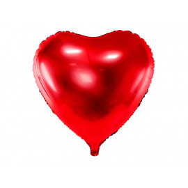 Balon foliový Srdce červené 61cm