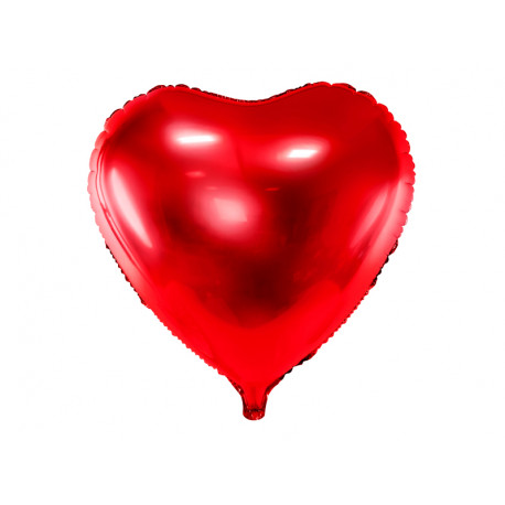 Balon foliový Srdce červené 61cm