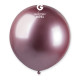 Balonek chromovaný 1ks Růžový lesklý 48cm