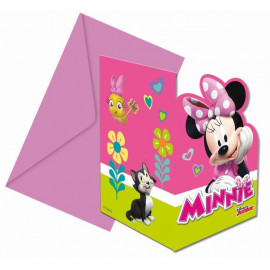 Pozvánky myška Minnie "Minnie Happy Helpers" , 6 ks