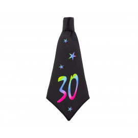 Narozeninová kravata 30, 42x18cm,1ks