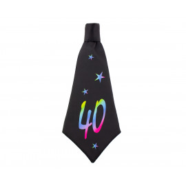 Narozeninová kravata 40, 42x18cm,1ks