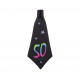 Narozeninová kravata 50, 42x18cm,1ks