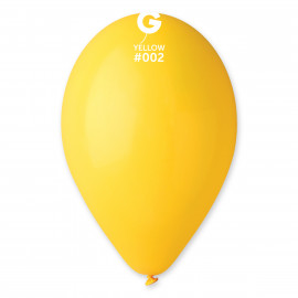 Balonky 1ks žluté 26 cm pastelové