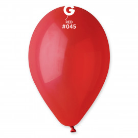 Balonky 1 ks červené 26 cm pastelové
