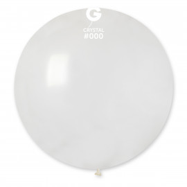 Balon latex 80 cm - průhledný 1 ks