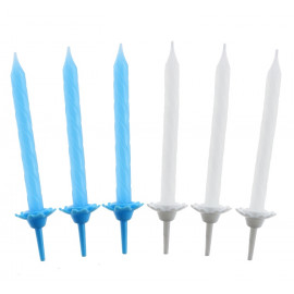 Narozeninové svíčky blue collection,24ks