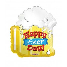 Balónek 46cm - Pivo - Happy Beer Day!