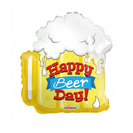 Balónek 46cm - Pivo - Happy Beer Day!