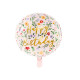 Balon foliový Happy Birthday 45cm Růžový