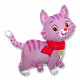 Balon foliový Lovely pink kitty, 62cm