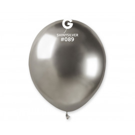 Balonek chromovaný Stříbrný,13cm,1ks
