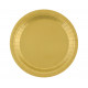 Papírový talíř Zlatý,23cm,14ks