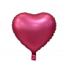 Balon foliový Srdce Temně růžová matná,45cm
