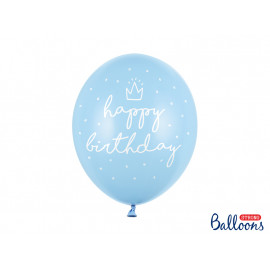 Latexové balonky 30cm, silné, Happy birthday