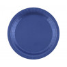 Papírové talíře,23cm,14ks, modré