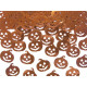 DÝNĚ - pumpkin - metalické konfety na stůl 2 x 2cm balení 15 g - HALLOWEEN