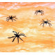 Pavučina oranžová s pavouky 20 g + 4 pavouci - Halloween