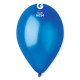 Balonek 1ks,metalický,modrý,26cm