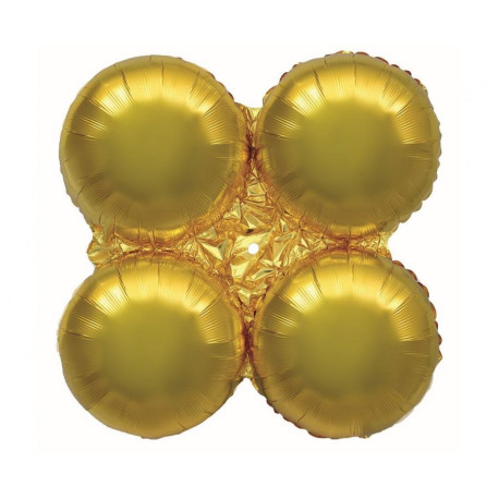 Balonkový stojan, zlatý