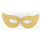 Papírová maska Zlatá, 4ks