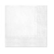 Papírové ubrousky Bílé,33x33cm,20ks
