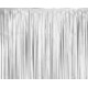 Dekorační závěs,Třásně,matná stříbrná,100x200cm
