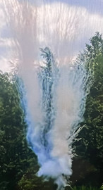 Dýmová výmetnice, Bílá, 1ks