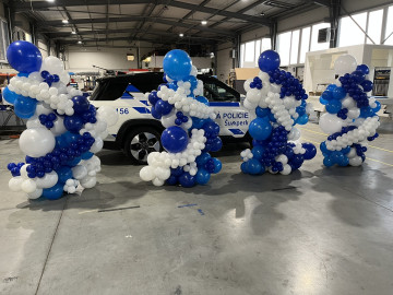 Dekorace sloup zdobený